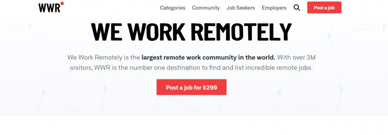 We Work Remotely - All-around best work opportunity site for direct link to quality leads