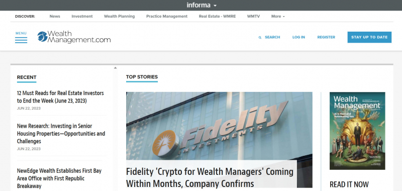 Screenshot of https://www.wealthmanagement.com/