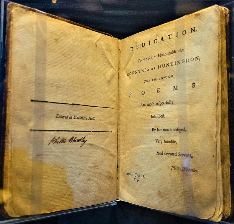 Photo: first collection of poems by Phillis Wheatley published - joyofmuseums