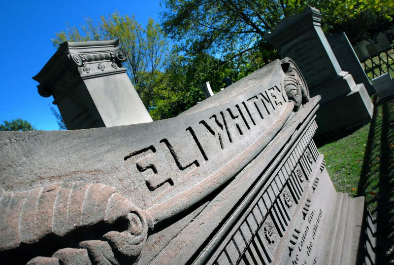 Grave of Eli Whitney -Photo: nhregister.com