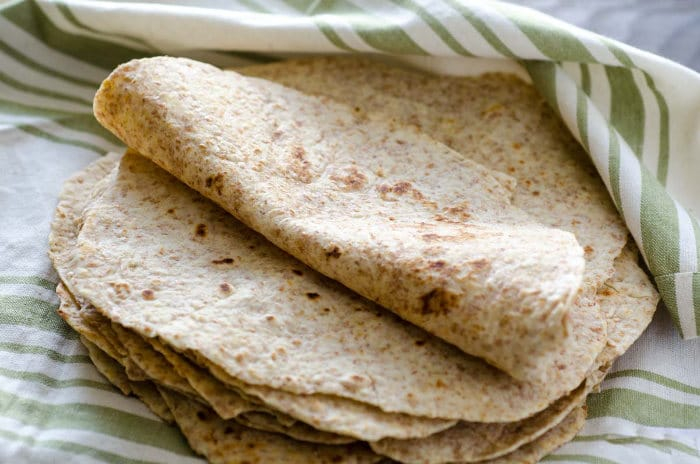 Whole-grain tortillas