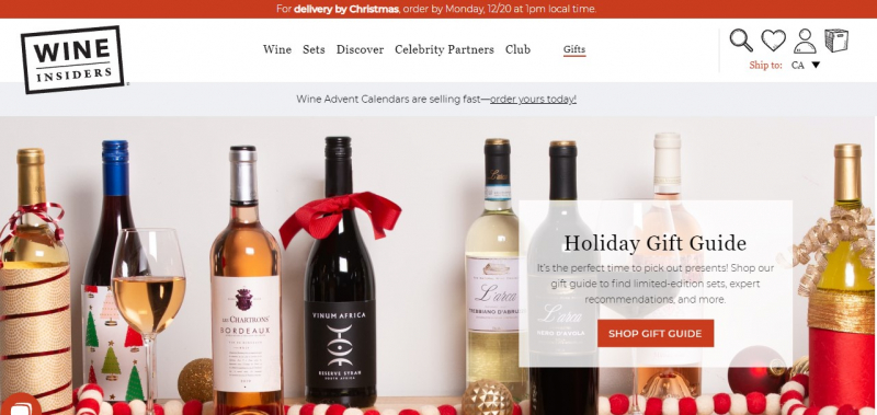 Wine Insiders is a name that aligns with some of the top wine sellers around the globe to offer prized wines at wholesale prices- Screenshot photo