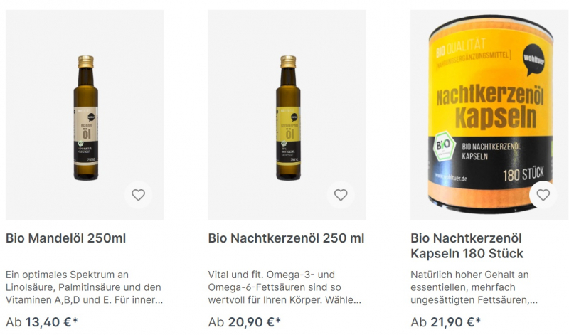 Screenshot of http://www.wohltuer.de/Produkte/