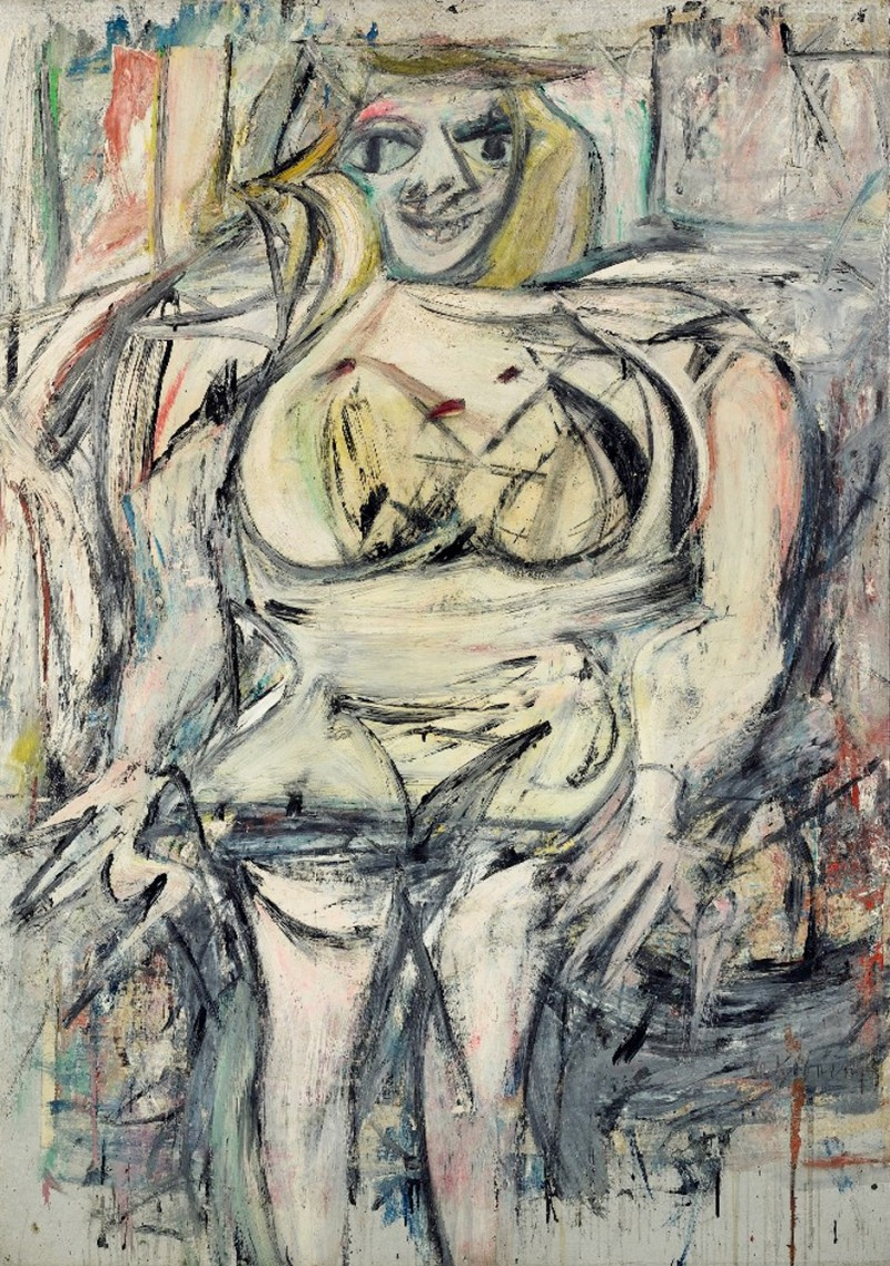 This painting was painted by Willem de Kooning in 1953. David Geffen sold this painting to Steven A. Cohen in 2006 - Arthive