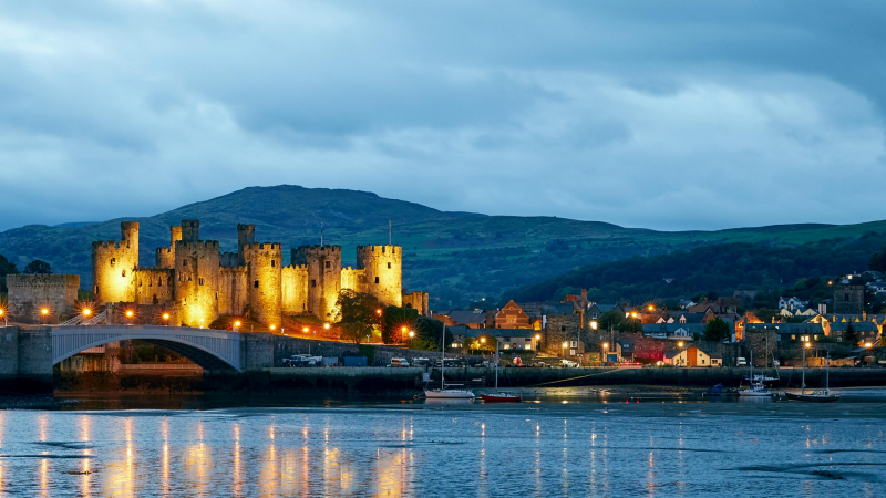 Conwy Castle, North Wales - www.visitwales.com