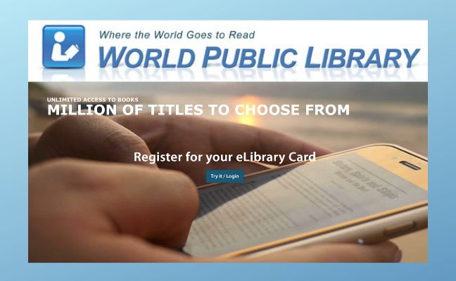 The World Public Library website