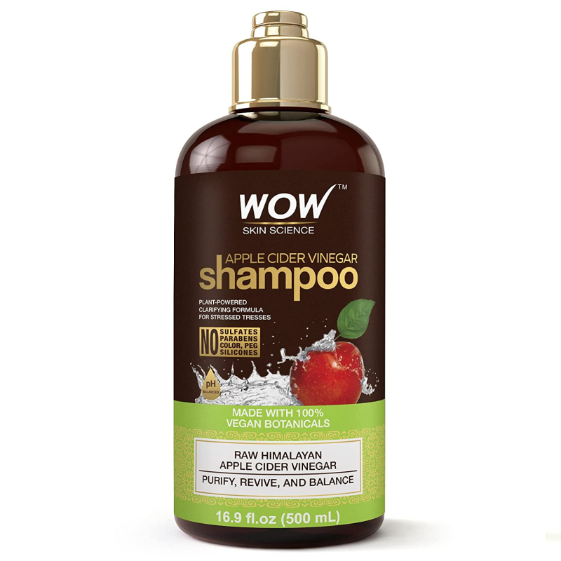WOW Skin Science Apple Cider Vinegar Shampoo. Photo: amazon.com