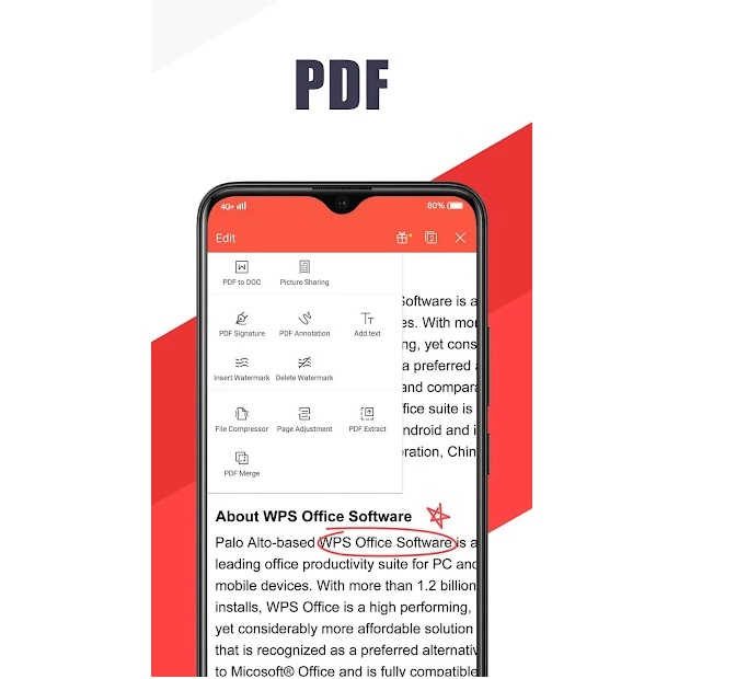 WPS PDF to Word Converter. Photo: play.google.com