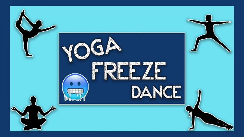 Yoga Freeze Dance - Photo via Pinterest
